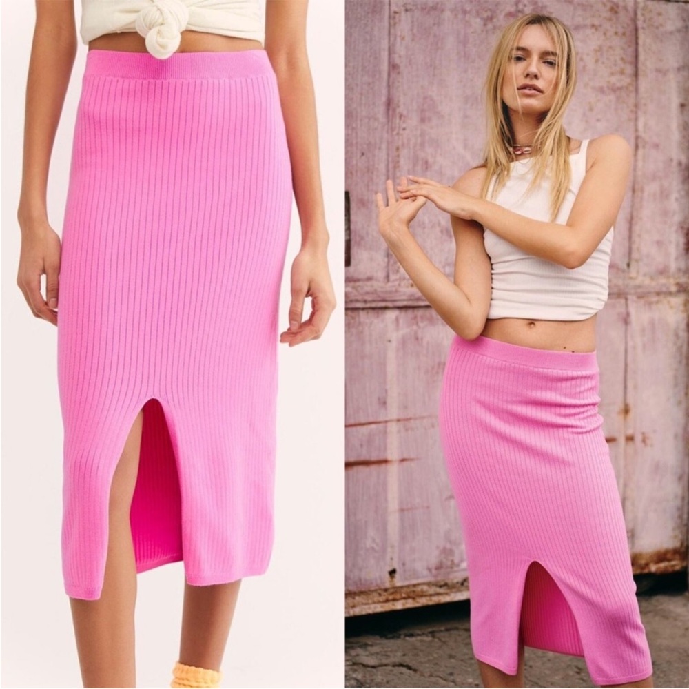 Free people skyline midi skirt